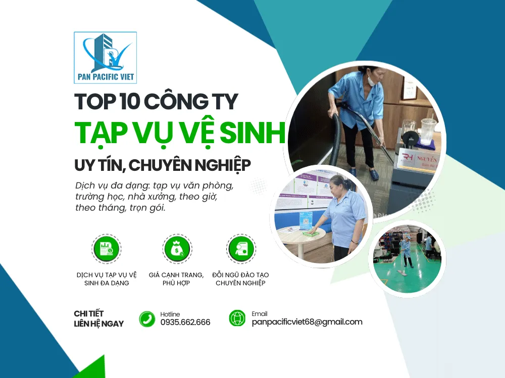 cong ty cung cap tap vu ve sinh