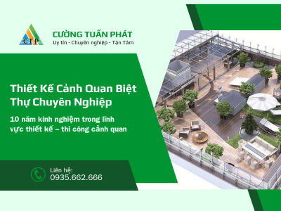 Thiết Kế Cảnh Quan Biệt Thự Chuyên Nghiệp