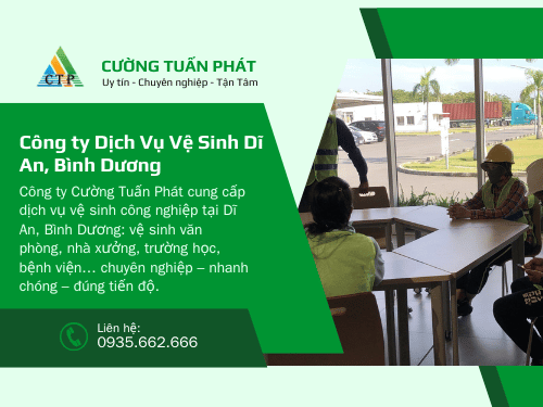 Công ty Dịch Vụ Vệ Sinh Dĩ An