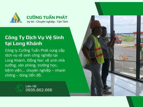 Công ty Dịch Vụ Vệ Sinh tại Long Khánh