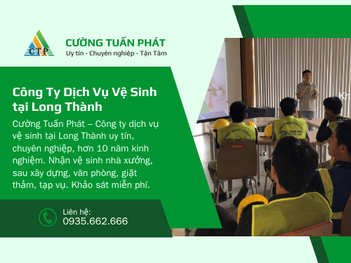 Công Ty Dịch Vụ Vệ Sinh tại Long Thành