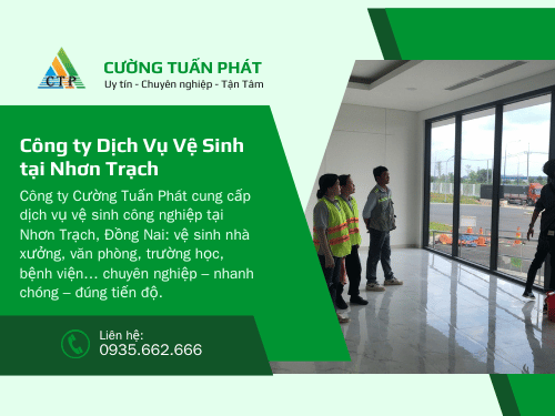 Công ty Dịch Vụ Vệ Sinh tại Nhơn Trạch