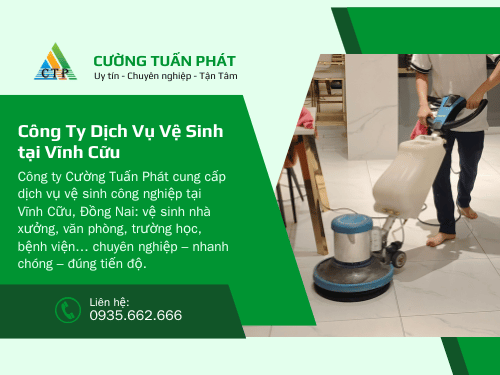 Công ty Dịch Vụ Vệ Sinh tại Vĩnh Cữu