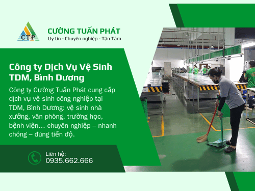Công ty Dịch Vụ Vệ Sinh TDM, Bình Dương