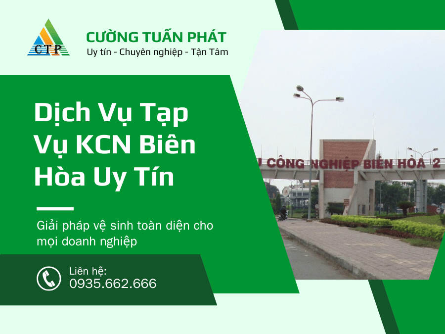 Dịch Vụ Tạp Vụ KCN Biên Hòa Uy Tín