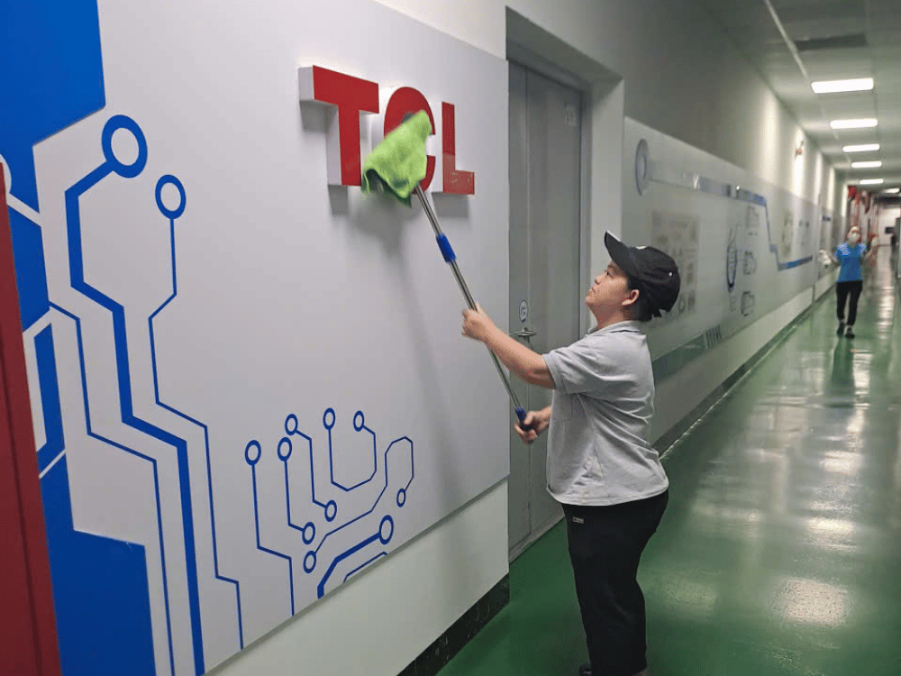 Daily Cleaning Service Project at TCL Electronics Company
